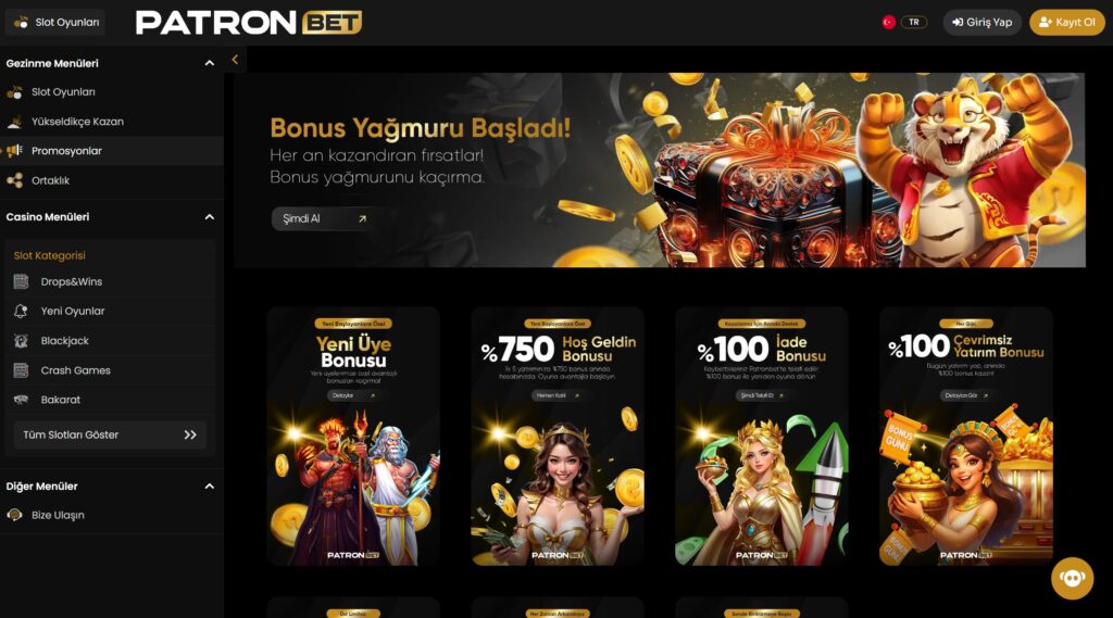 patronbet bonusları